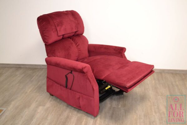 Aufstehsessel Komfort Plus mit Vibrationsmassage und Wärmefunktion Merlot