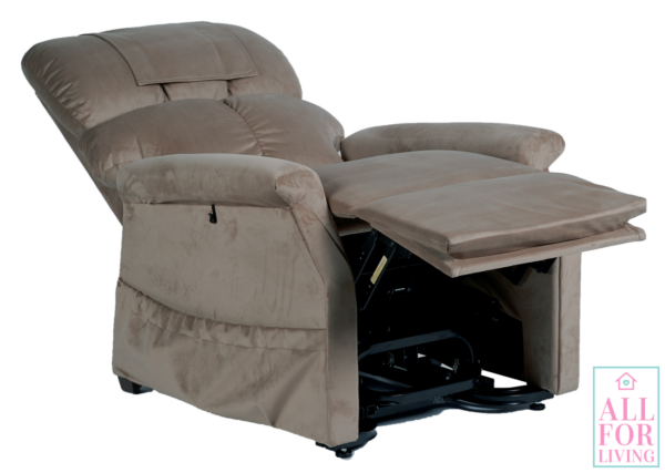 Aufstehsessel Komfort Plus mit Vibrationsmassage und Wärmefunktion Stahl