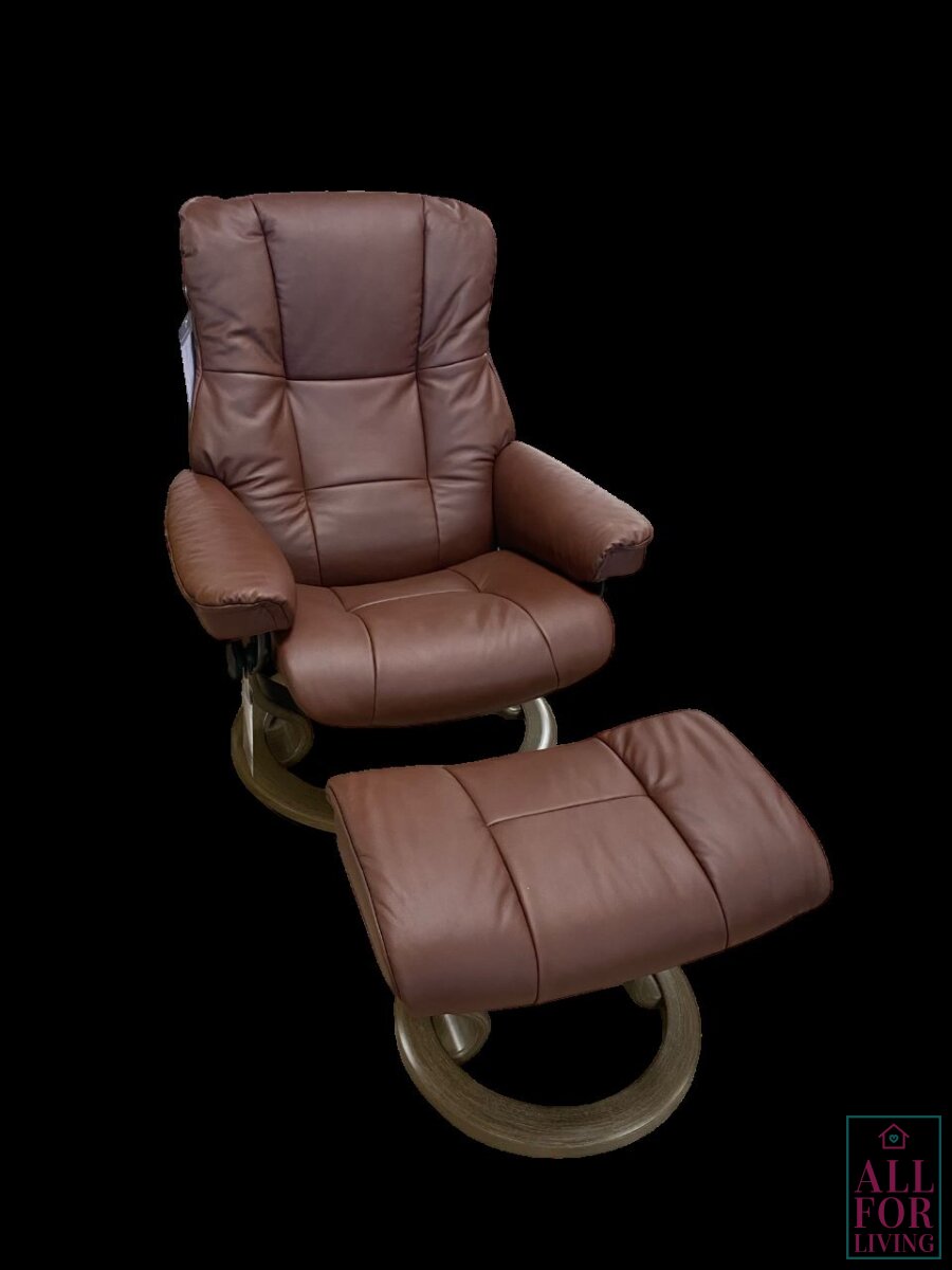 Stressless® Mayfair (M) Classic Sessel mit Hocker Paloma Maroon