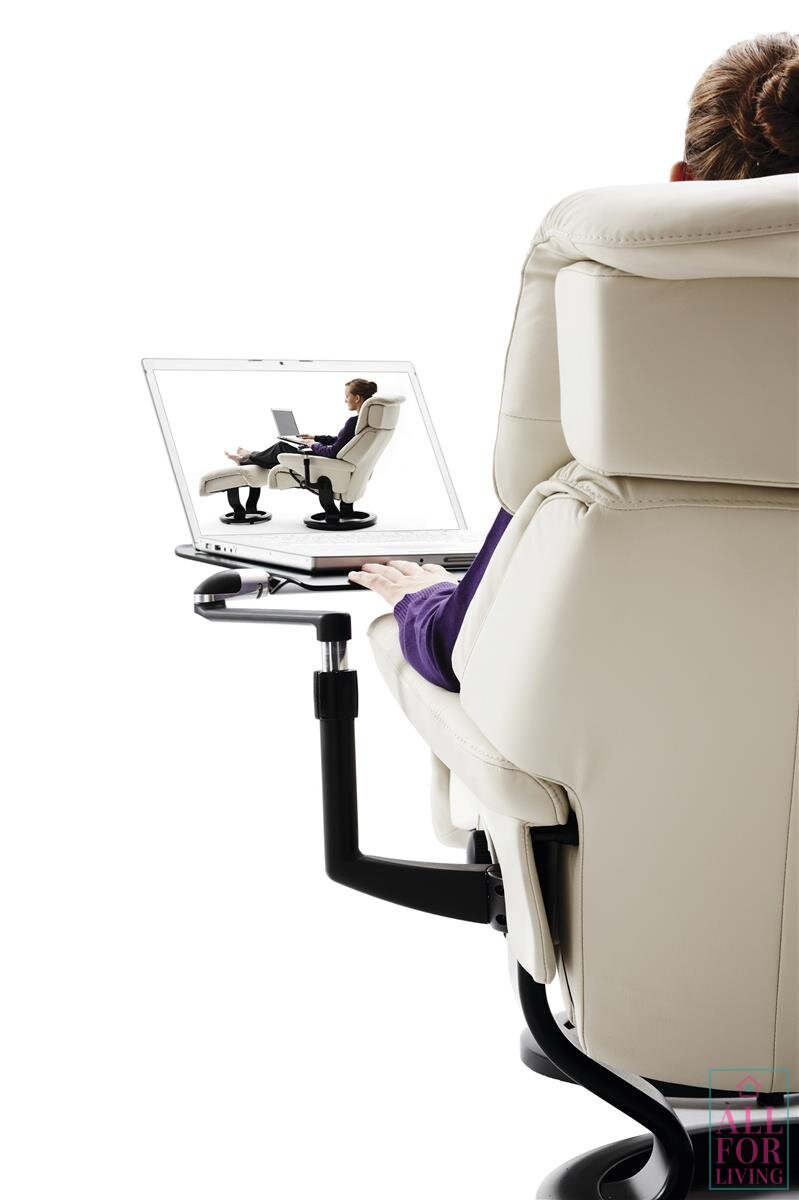 Stressless Multifunktionstisch / Laptoptisch Whitewash